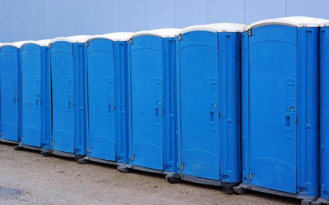 portable toilet rented for wedding